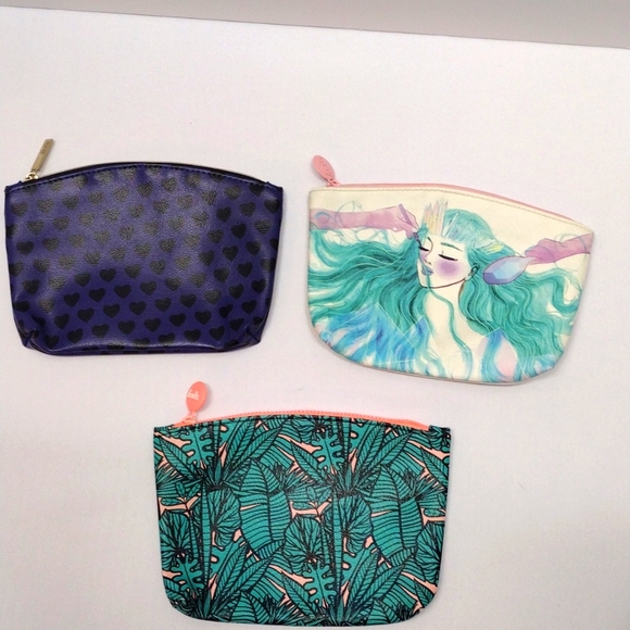 IPSY Cosmetic Makeup Bags Bundle of 3 #8 - Picture 1 of 12